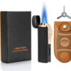 Butane Lighter, 420 Carbon Steel Cutter and Lighter Set - Image 3
